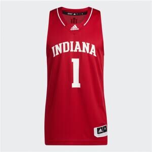 NWT Adidas Men's Indiana University Basketball‎ Swingman Jersey Athletic Red XL
